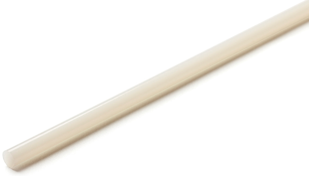 TieDex UK White Nylon Rod, 500 mm x 100 mm Diameter
