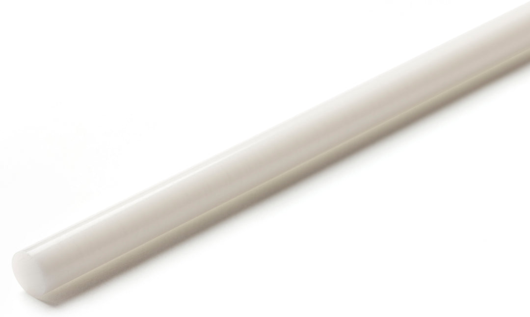 TieDex UK White Acetal Rod, 500 mm x 100 mm Diameter