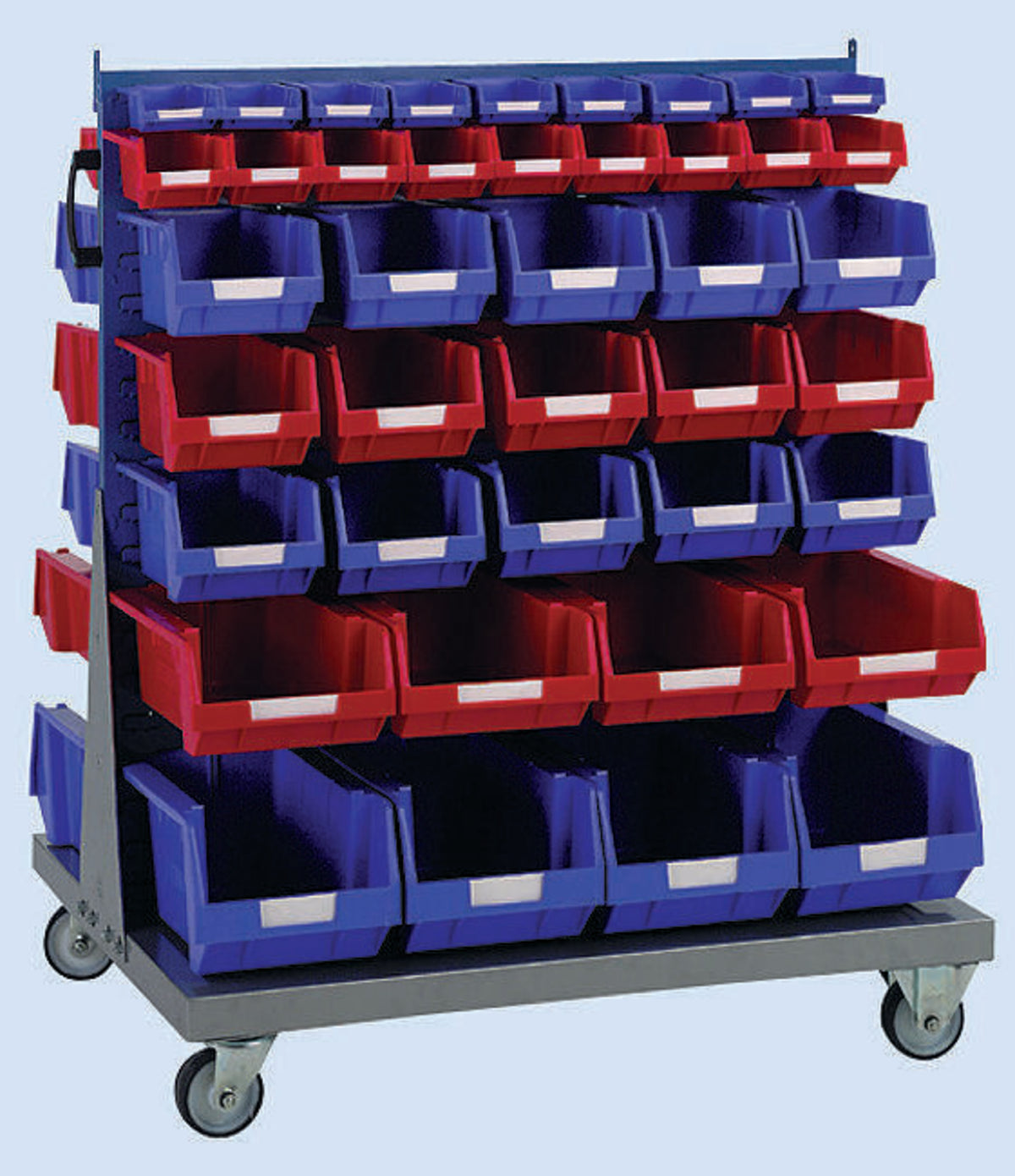 TieDex UK Polypropylene Storage Bin x 1 m x 1.5 m, Silver, Blue
