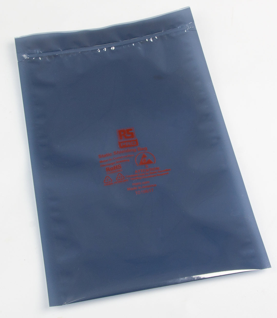 TieDex UK Anti-Static Bag 457mm(W)x 457 mm Silver Zipper 100