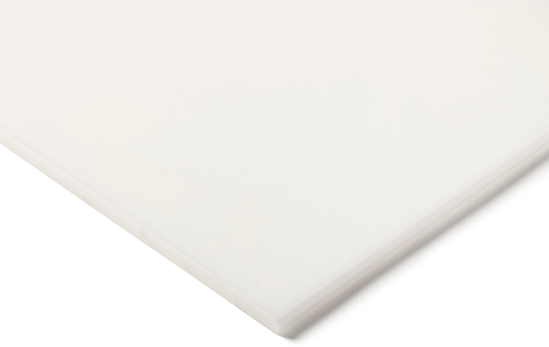 TieDex UK White POM Plastic Sheet, 500 mm x 300mm x 50 mm