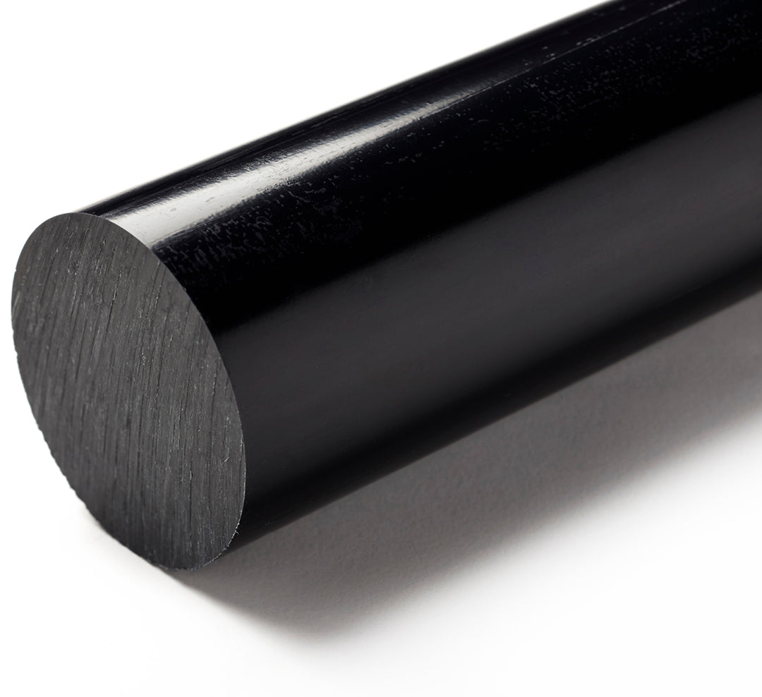 TieDex UK Black Nylon Rod, 500 mm x 130 mm Diameter