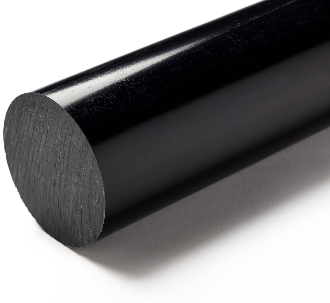 TieDex UK Black Nylon Rod, 500 mm x 150 mm Diameter