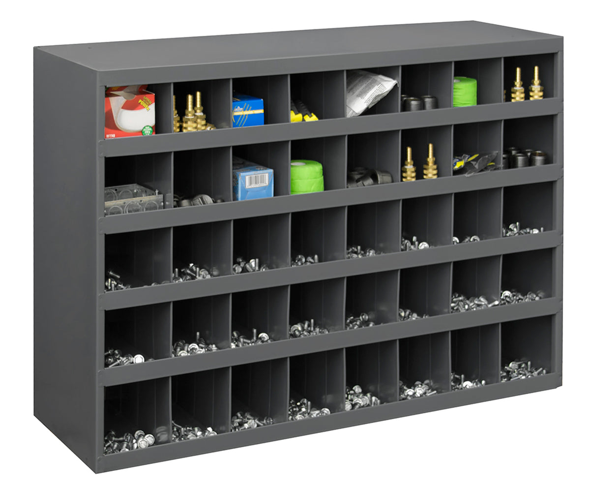 TieDex UK Steel Storage Unit, 305 mm x 857 mm x 606 mm, Grey