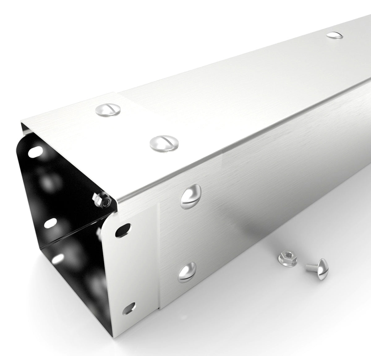 TieDex UK Grey, W75mm x D75 mm, L3 m, 304 Stainless Steel