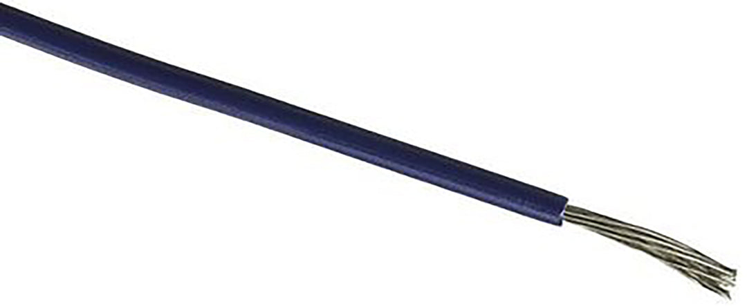 TieDex UK Blue 25 mm² Hook Up Wire, 3 AWG, 196 x 0.4 mm, 400 μm core strands, 25 m, Polyvinyl Chloride