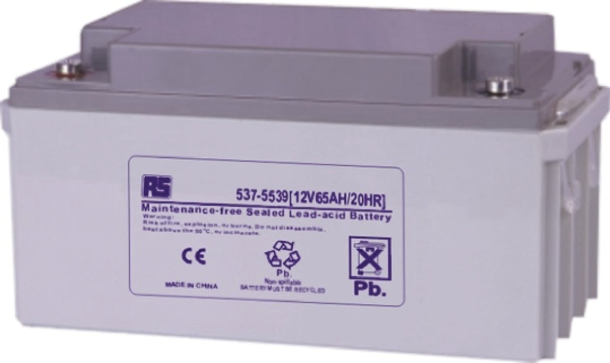 TieDex UK 12 V, T6 Sealed Lead Acid Battery, 65 Ah, 178mm x 348 mm