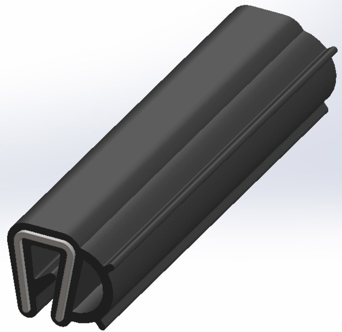 TieDex UK Black Ethylene Propylene Diene Monomer Edge Protection, 20 m