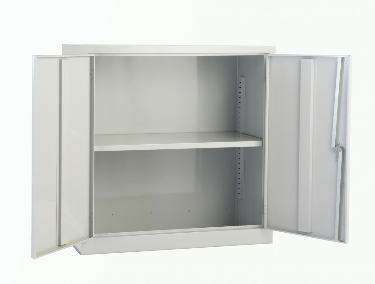 TieDex UK 2 Door Mild Steel Floor Standing Cabinet 915 mm 915mm, 457 mm