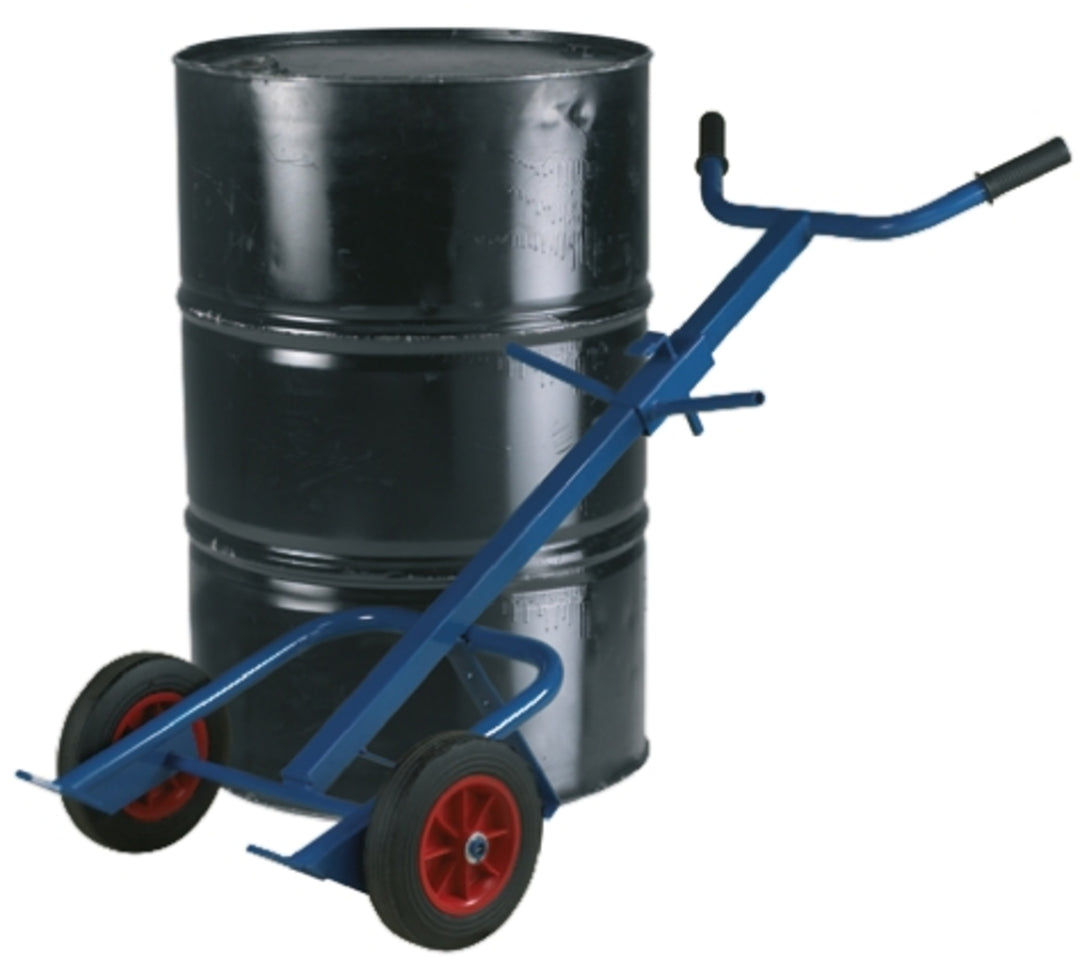 TieDex UK Heavy Duty Foldable Steel Drum Transporter, 280 kg Load