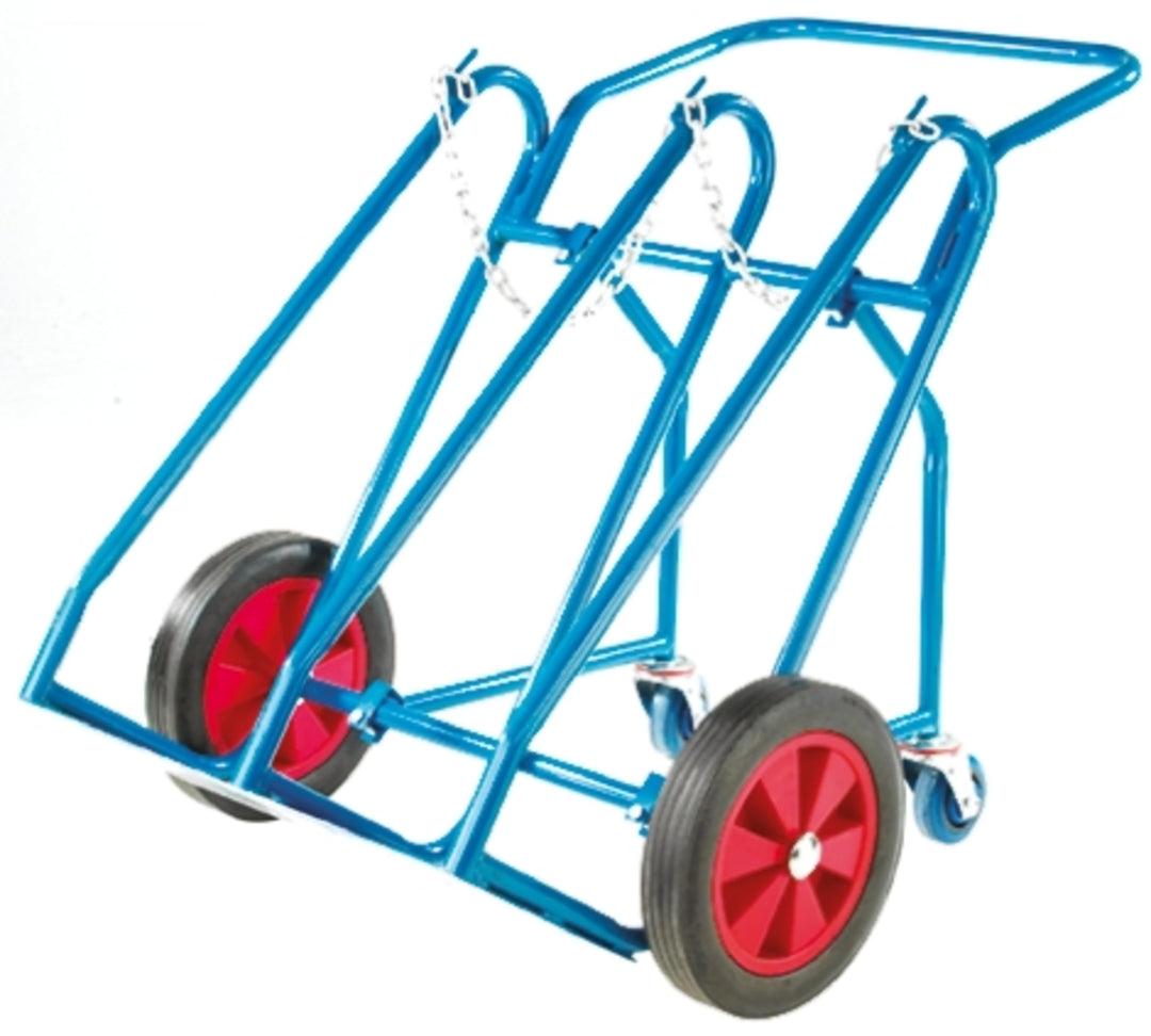 TieDex UK Medium Duty Steel Drum Transporter, 200 kg Load, 760 mm, 900 mm