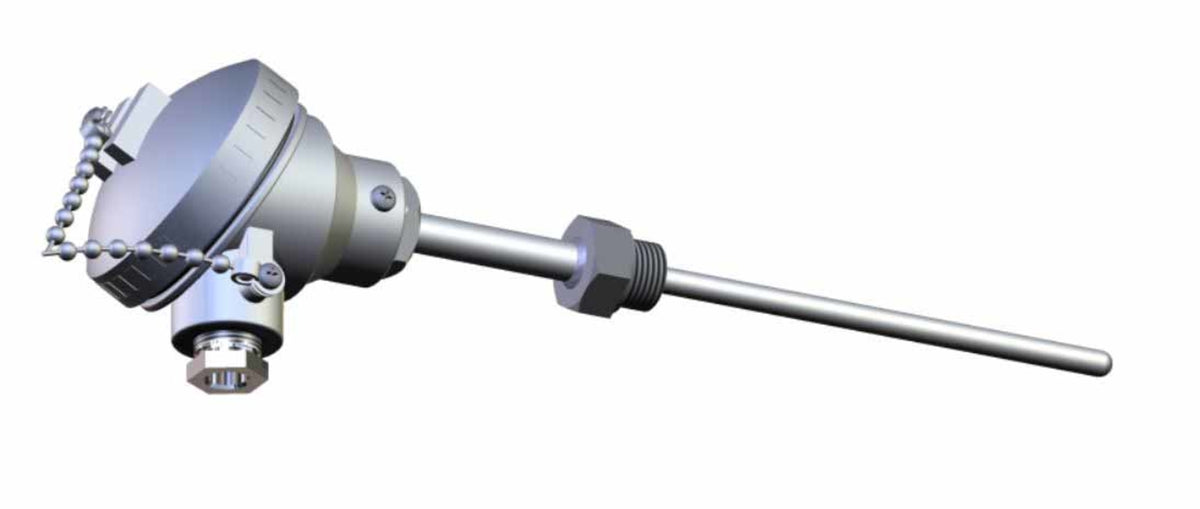 TieDex UK Type K Thermocouple 515 mm Length, 8 mm Diameter → 800 °C Max