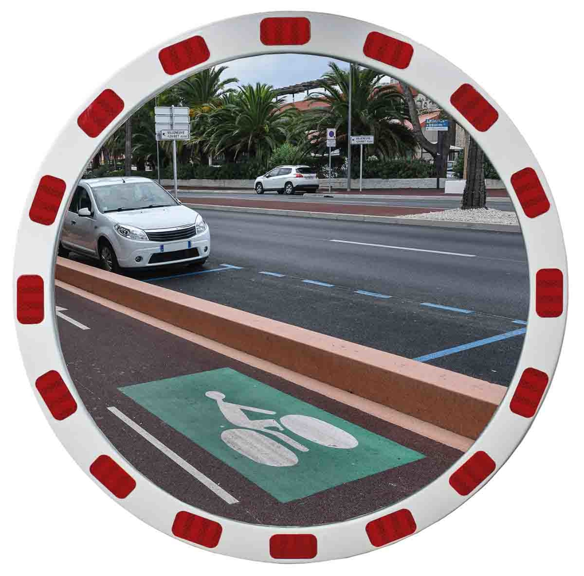 TieDex UK Polycarbonate Outdoor Mirror, Circular