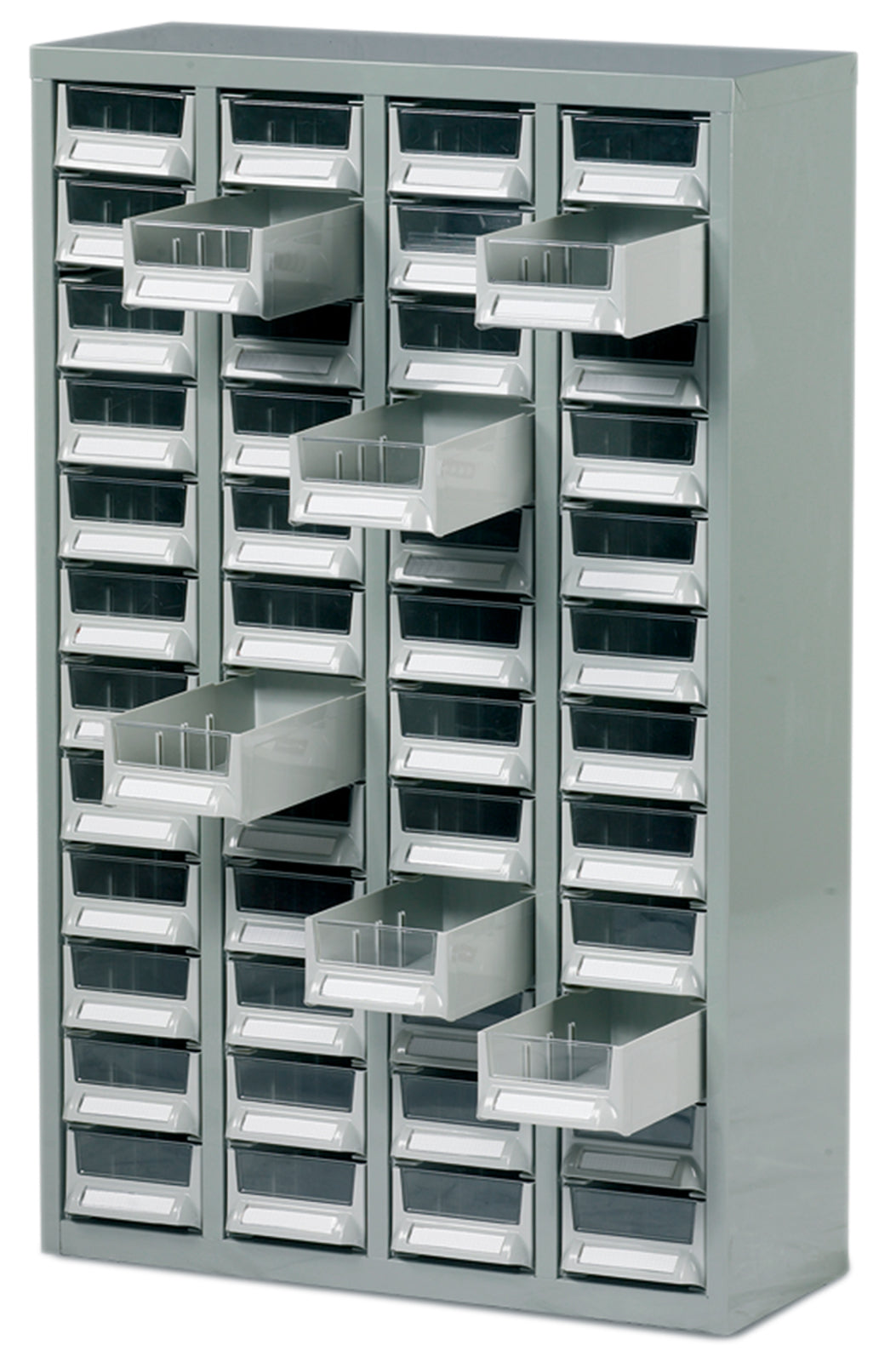 TieDex UK Steel Cabinet 48, Steel, 937 mm x 586mm x 222 mm, Grey