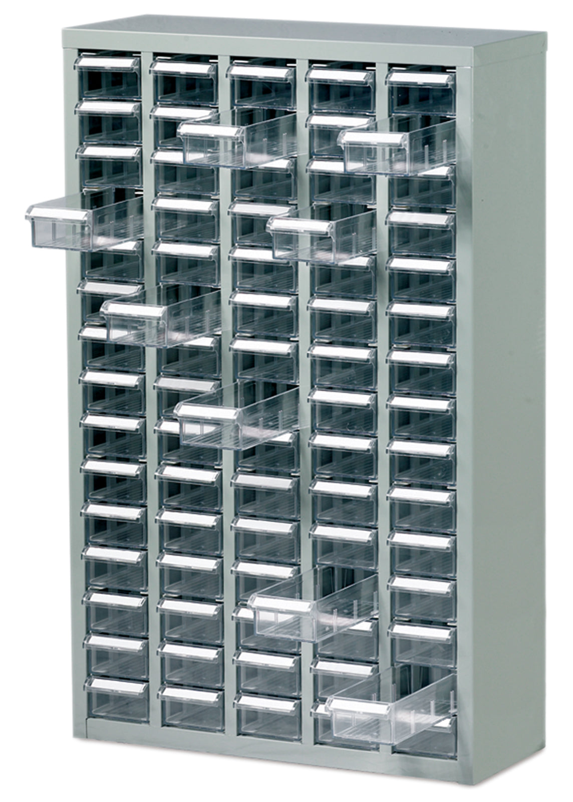 TieDex UK Drawer Storage Unit 75, Steel, 937 mm x 586mm x 222 mm, Grey