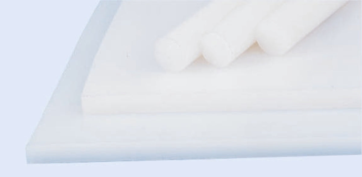 TieDex UK White Polyethylene High Density Plastic Sheet, 960 mm x 470mm x 3 mm