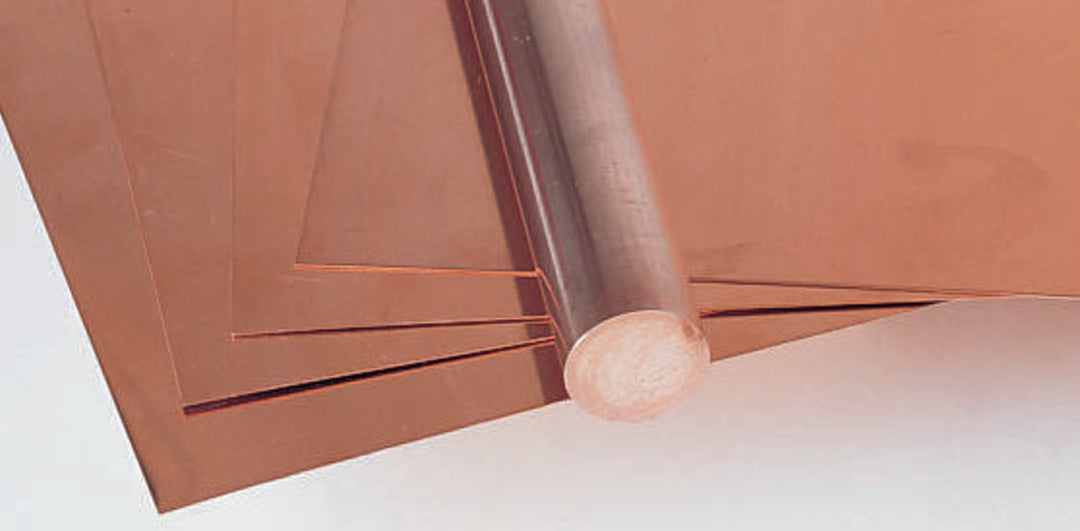 TieDex UK Copper Rod 12 mm Diameter, 1 m L