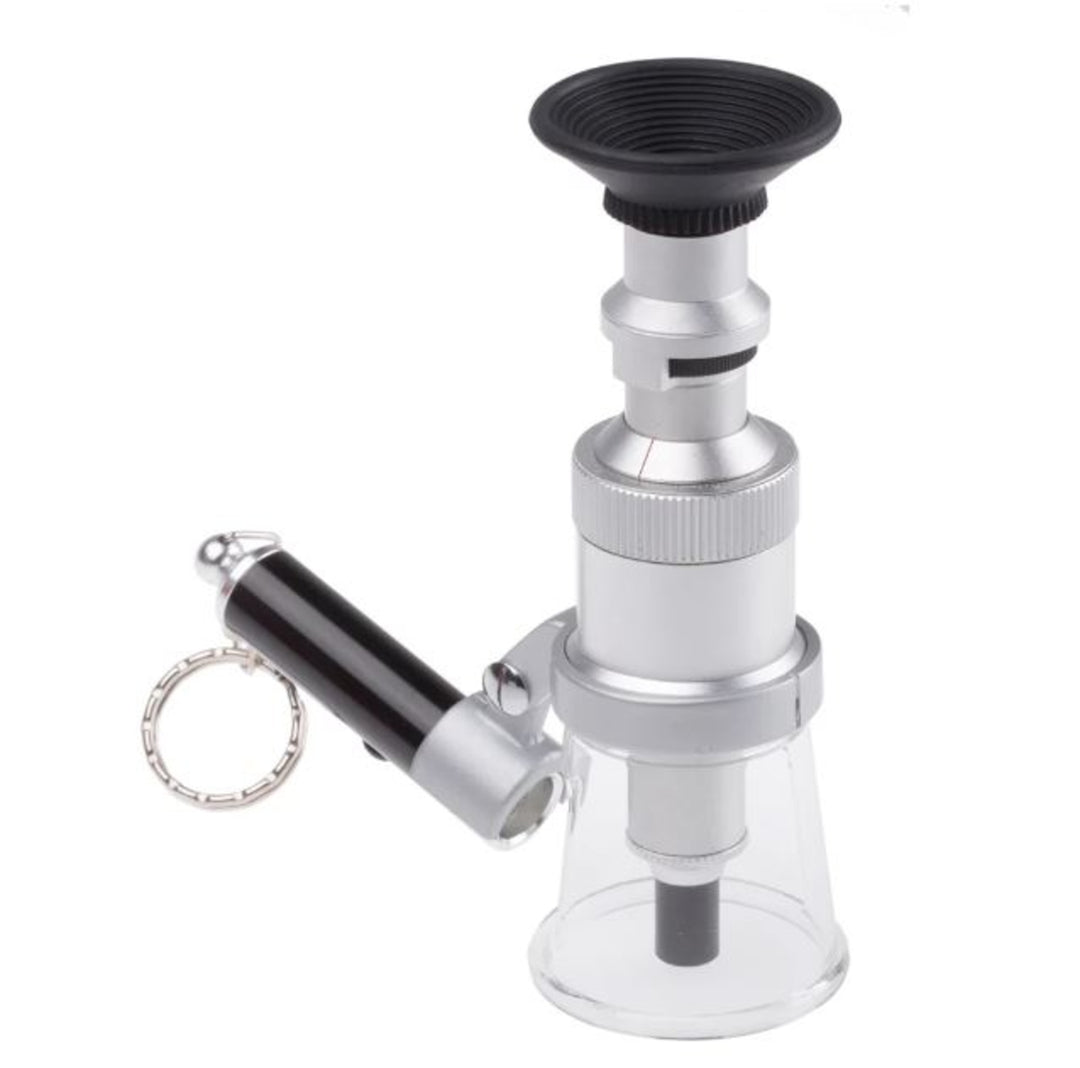 TieDex UK Illuminated Magnifier, 100x Magnification