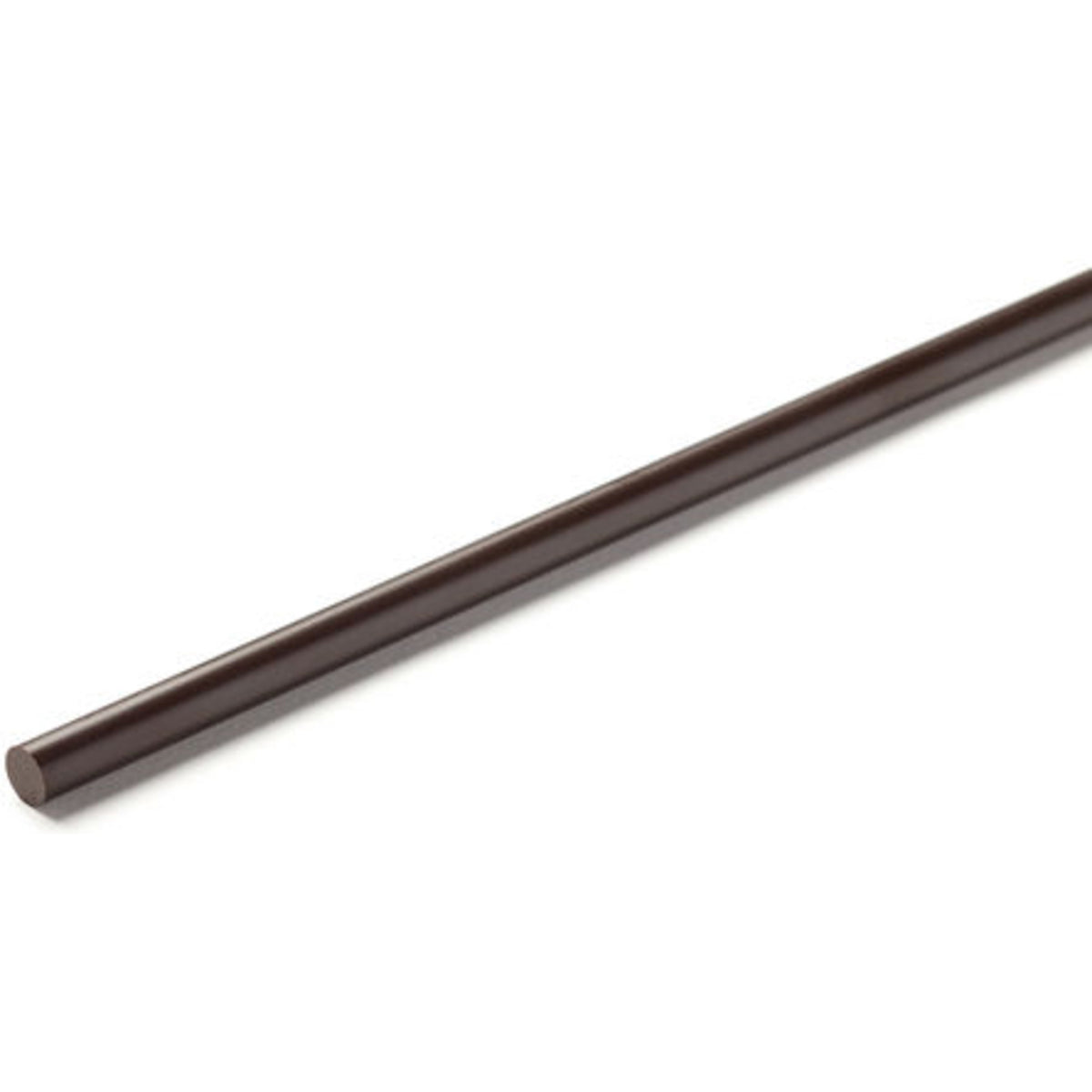TieDex UK Brown Polyimide PI Rod, 250 mm x 6.35 mm Diameter