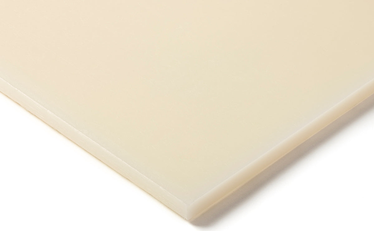 TieDex UK Natural Polyamide Plastic Sheet, 1 m x 500mm x 6.7 mm