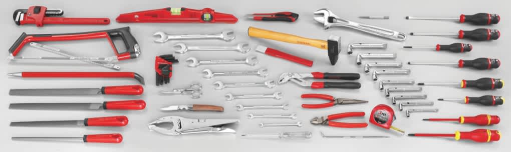 Facom 68 Piece Engineers Tool Kit with Box