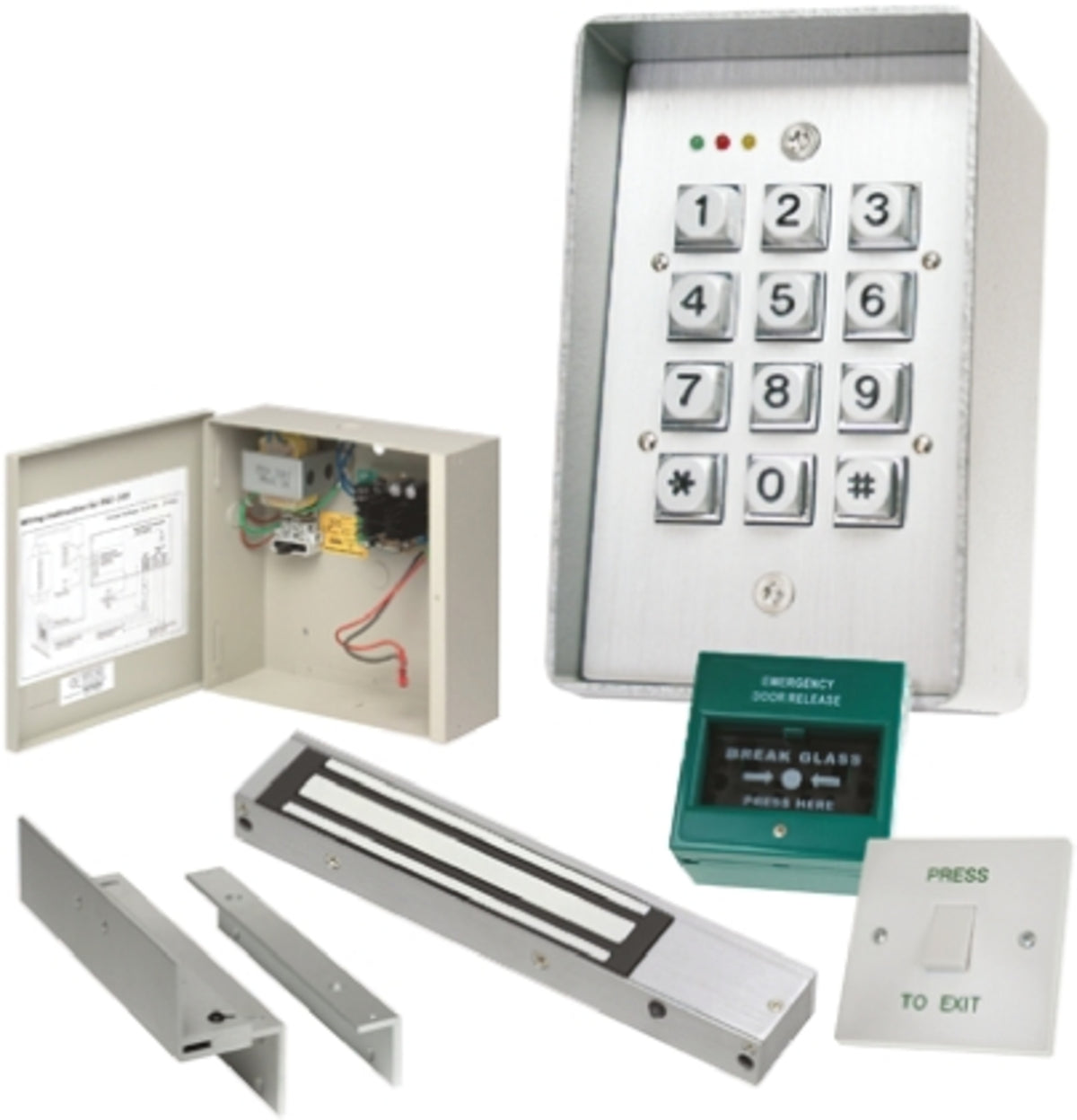 TieDex UK Door Entry Button including Access Control Kit
