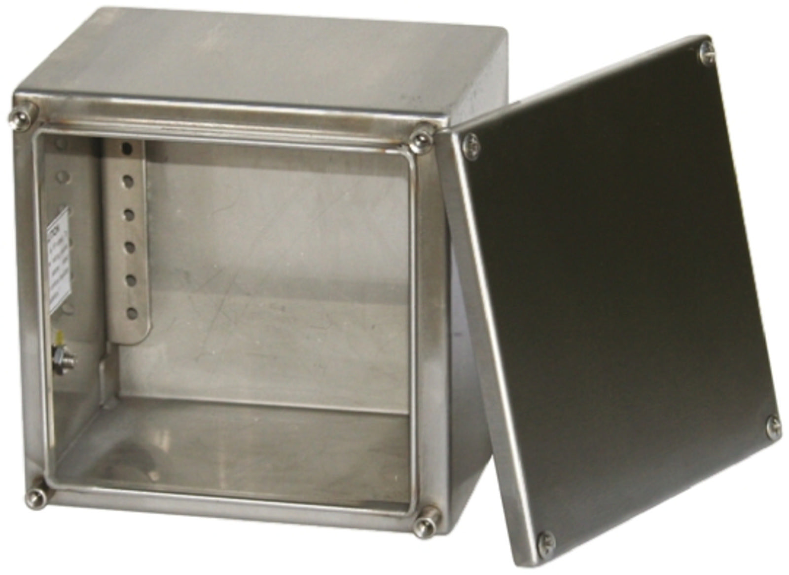 TieDex UK Unpainted Stainless Steel Terminal Box, IP66, IECEx, 400 mm, 120mm 200 mm