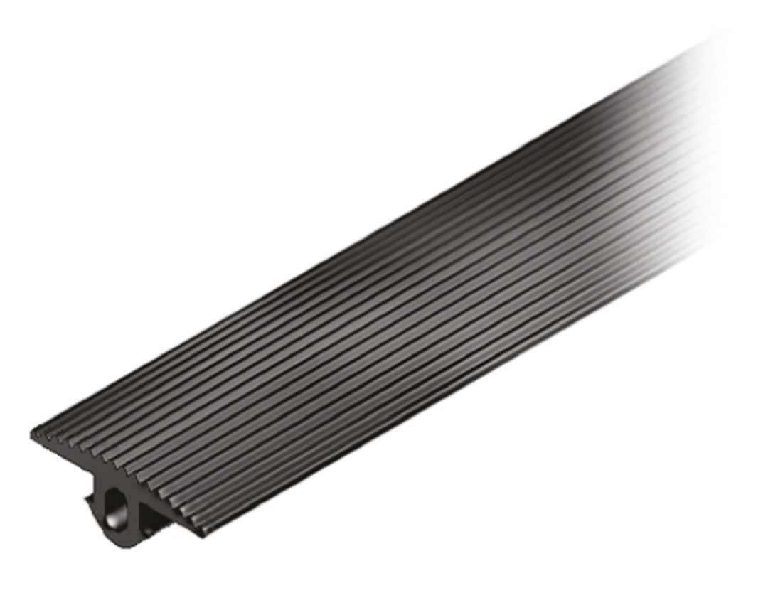 TieDex UK Black Nitrile Cover Strip, 8 mm Groove Size, 20 m Length