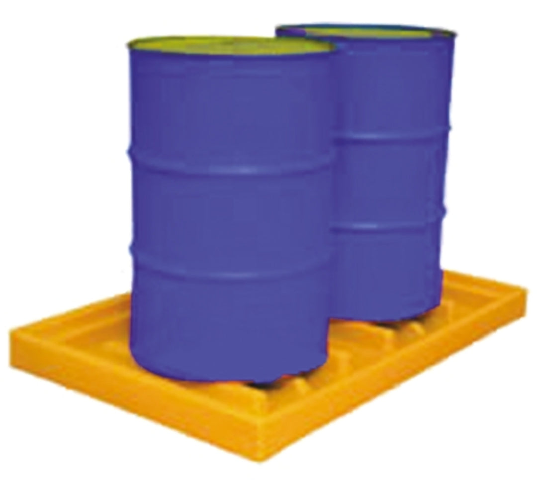 TieDex UK Spill Control 2 Drum Tray 200 kg for Industrial Storage