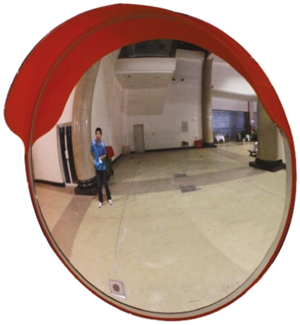 TieDex UK Polycarbonate Indoor & Outdoor Mirror, Circular