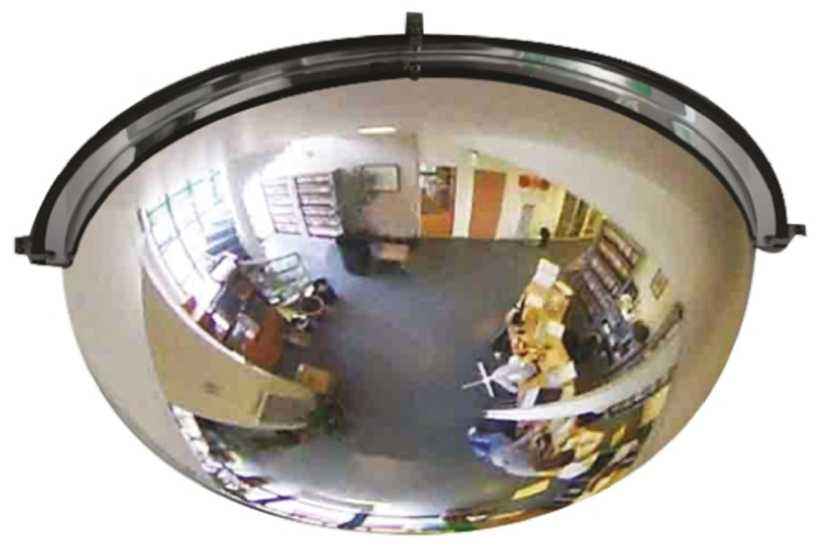 TieDex UK Acrylic Indoor Mirror, Half Dome