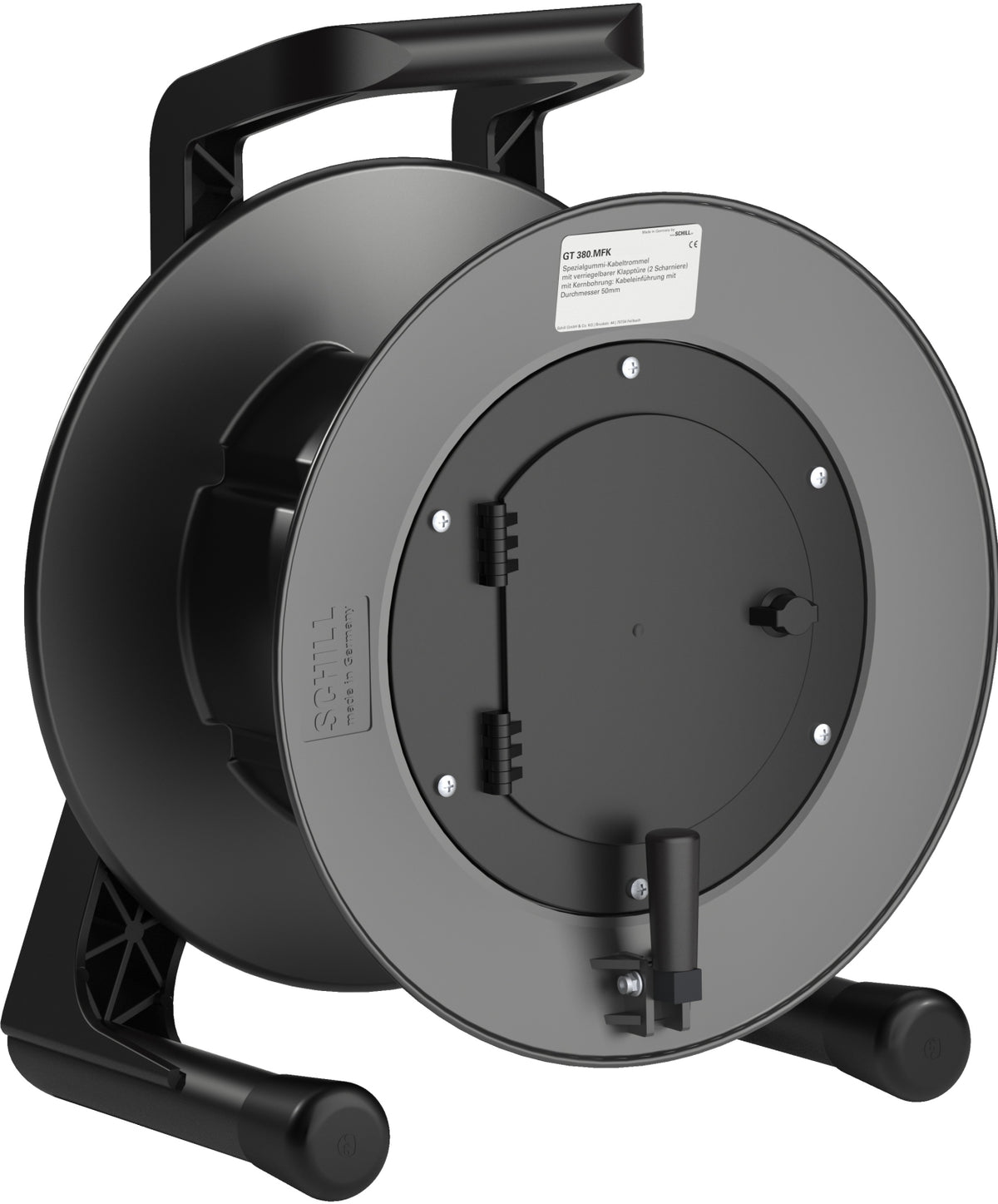 TieDex UK Empty Cable Reel, 1-Shelves, Rubber Empty Cable Reel