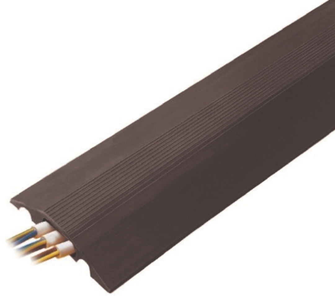 TieDex UK 9 m Black Cable Cover in Rubber, 30 mm ID