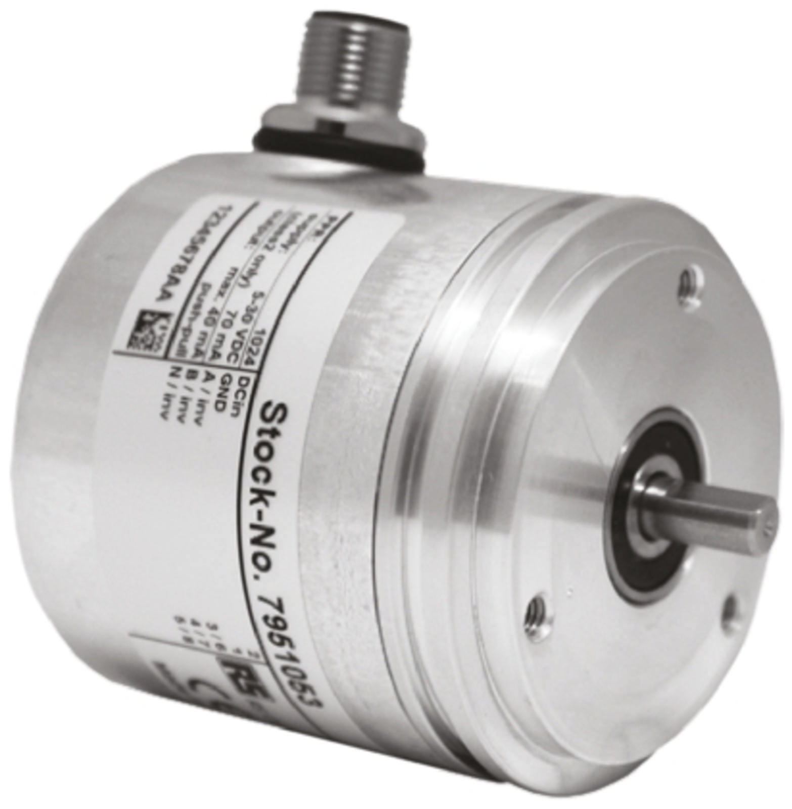 TieDex UK Incremental Incremental Encoder 30V dc, 2048 ppr ppr, HTL Inverted Signal, Solid Type, 6 mm Shaft