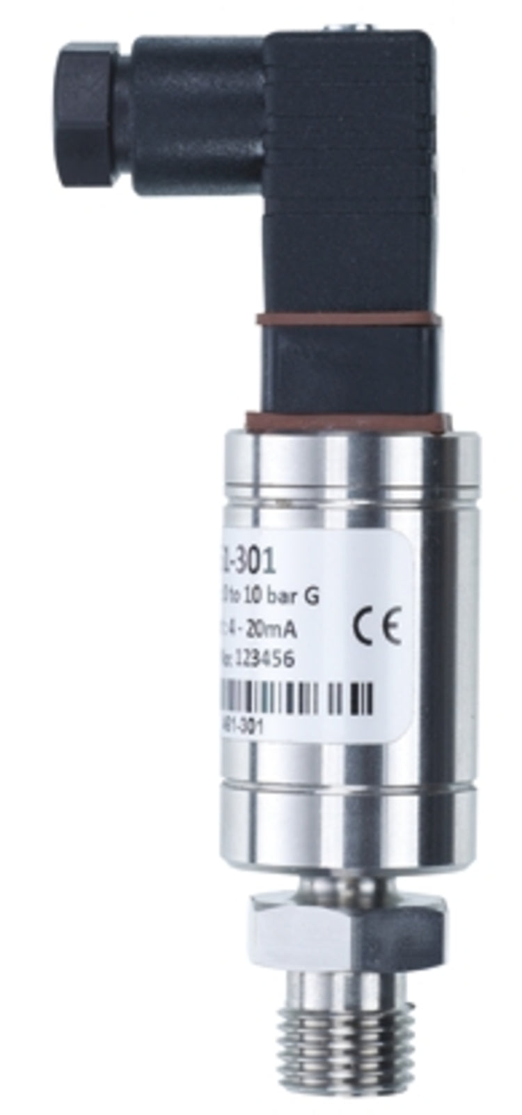 TieDex UK Pressure Sensor, Voltage Output -1 bar 24 bar, Gauge Reading