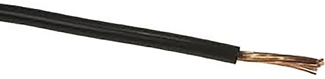 TieDex UK Black 6 mm² Hook Up Wire, 9 AWG, 84/0.3 mm, 0.3 mm core strands, 100 m, Polyvinyl Chloride