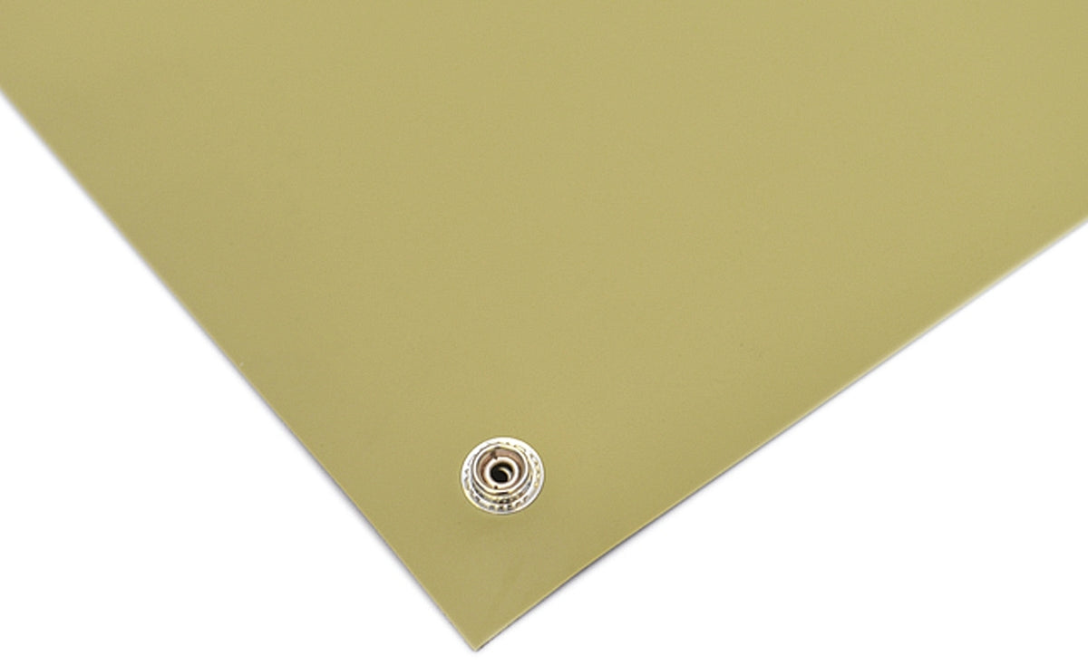 TieDex UK Yellow ESD-Safe Mat Bench, 1.2 m x 1.2m x 2 mm