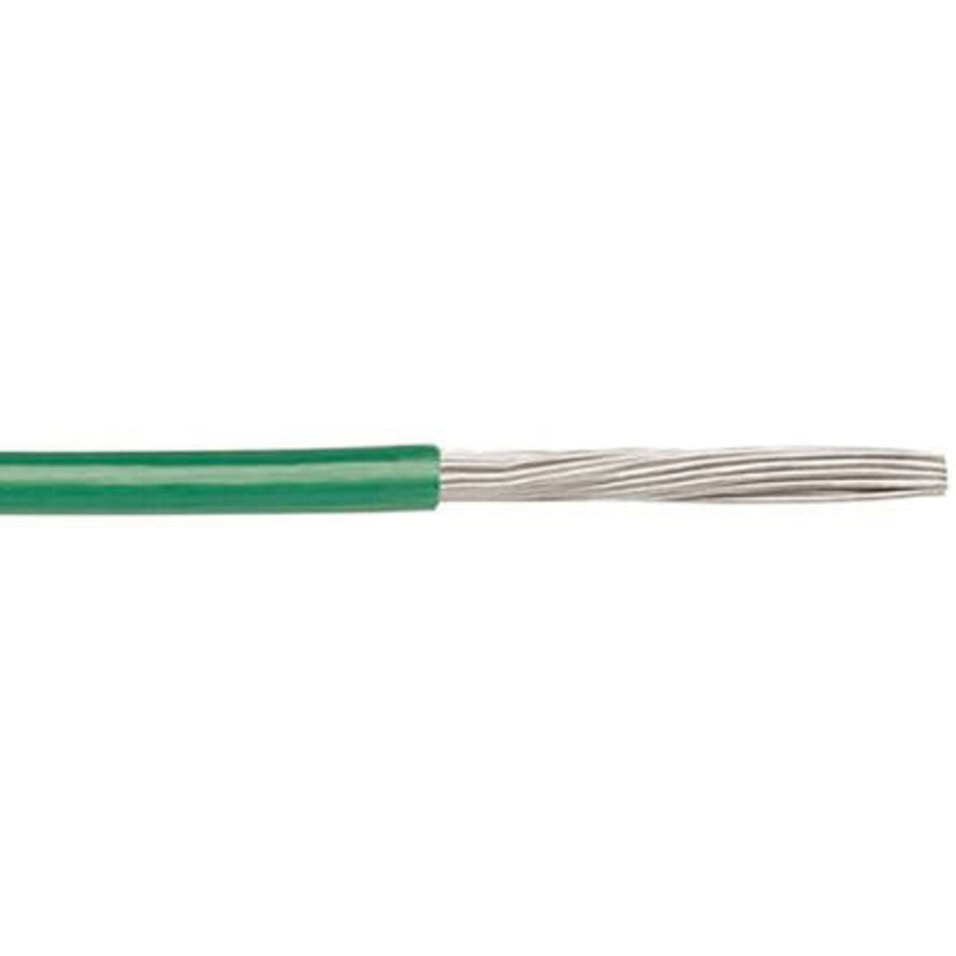 TieDex UK Green 4 mm² Hook Up Wire, 12 AWG, 56 x 0.3 mm, 300 μm core strands, 100 m, Polyvinyl Chloride