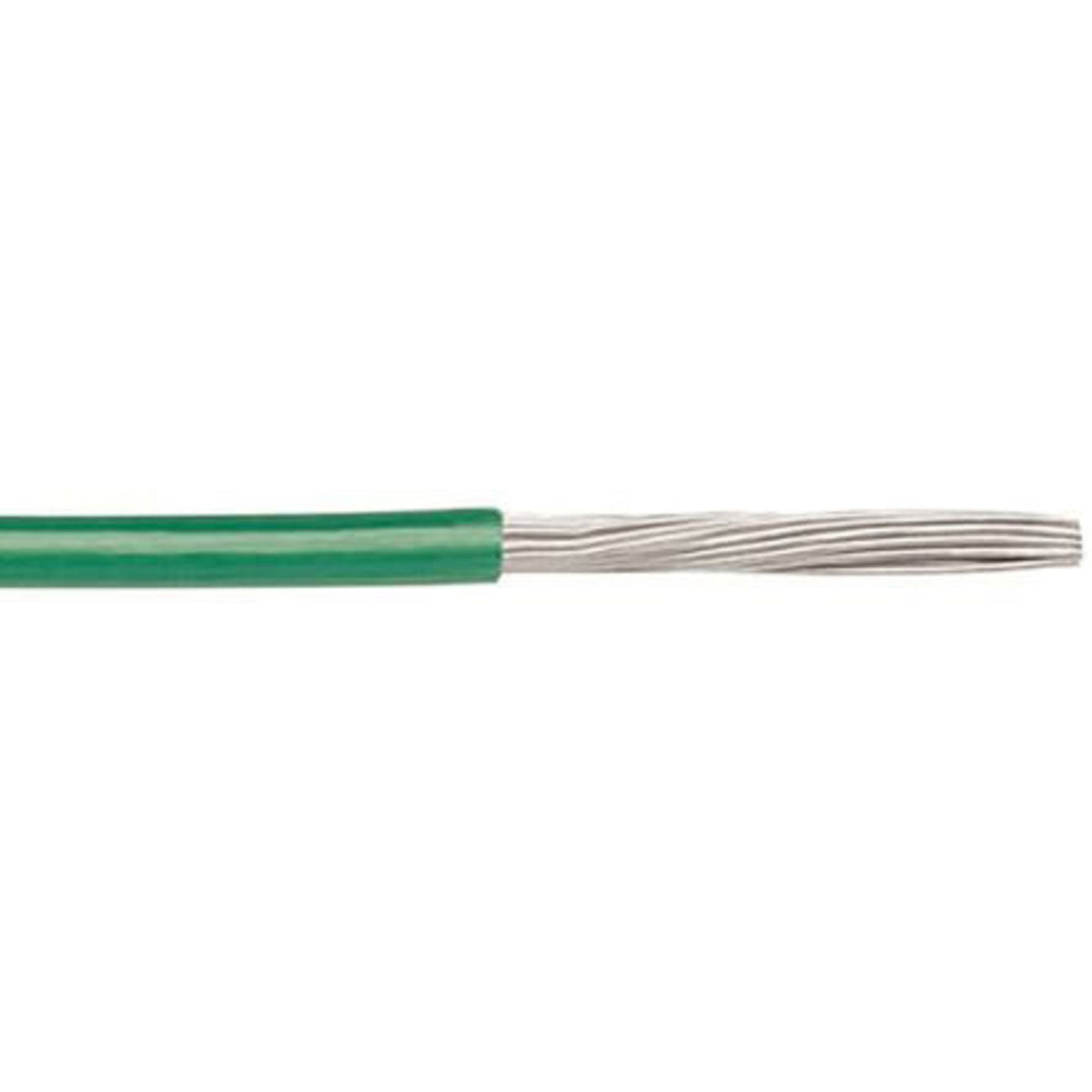 TieDex UK Green 4 mm² Hook Up Wire, 12 AWG, 56 x 0.3 mm, 300 μm core strands, 100 m, Polyvinyl Chloride