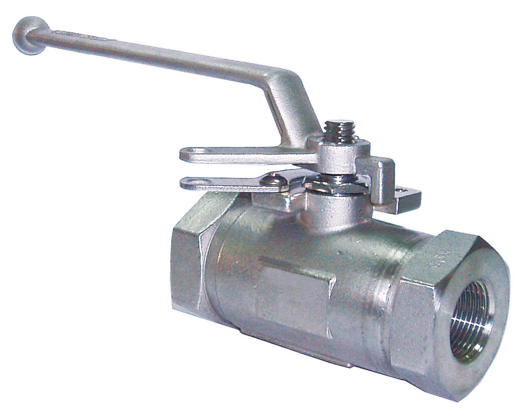 TieDex UK ASTM A351-CF8M Stainless Steel Threaded Threaded Full Port, NPT 250 bar, Ball Valve