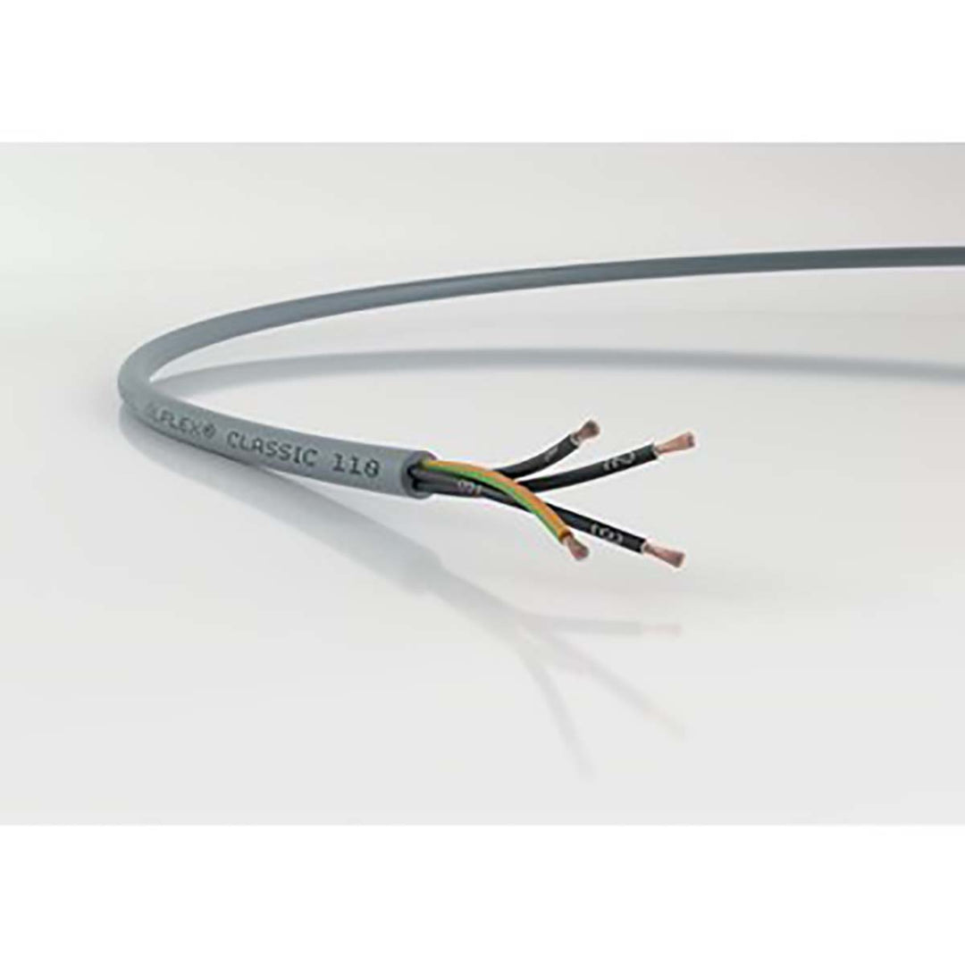 TieDex UK Control Cable, 3 Cores 6mm² 9 AWG, Unscreened, 50 m, Grey Polyvinyl Chloride Sheath