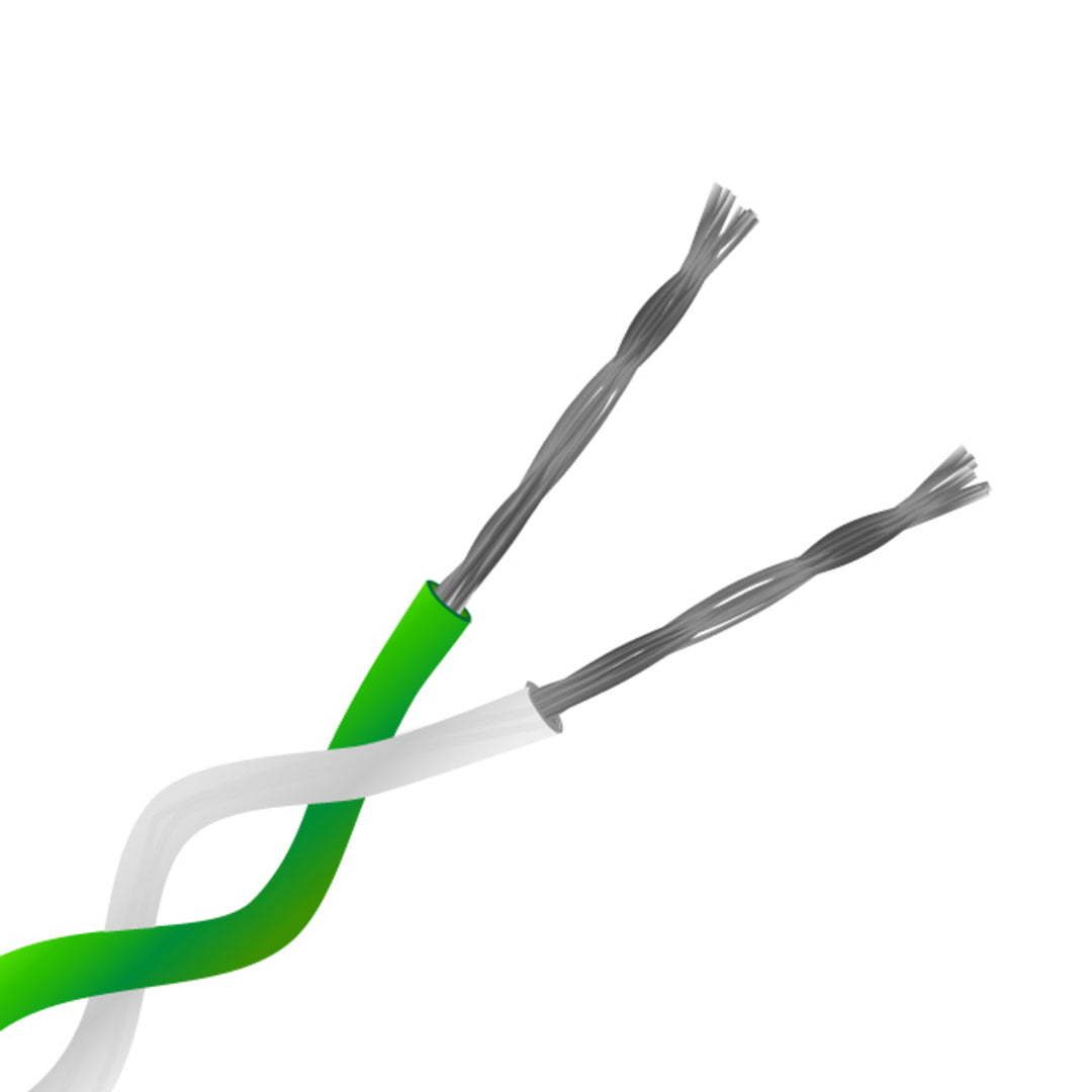 TieDex UK Type K Thermocouple Cable/Wire, Unscreened 100 m, Perfluoroalkoxy Alkane Insulation, 260 °C Max, 7 x 0.2 mm