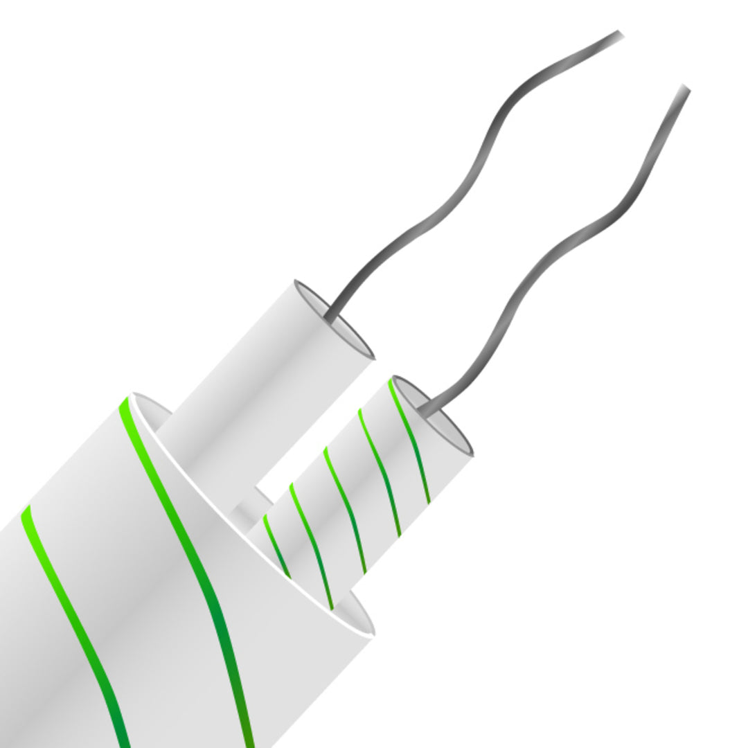 TieDex UK Type K Thermocouple Cable/Wire, Unscreened 200 m, Fibreglass Insulation, 350 °C Max, 1 x 0.315 mm Strands