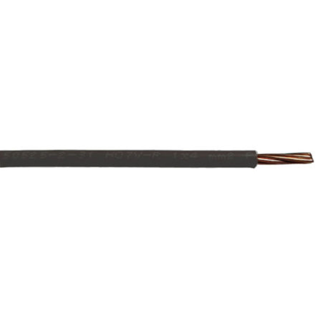 TieDex UK H07V-R Series Grey 6 mm² Hook Up Wire, 10 AWG, 7/1.03 mm, 1.03 mm core strands, 100 m, Polyvinyl Chloride