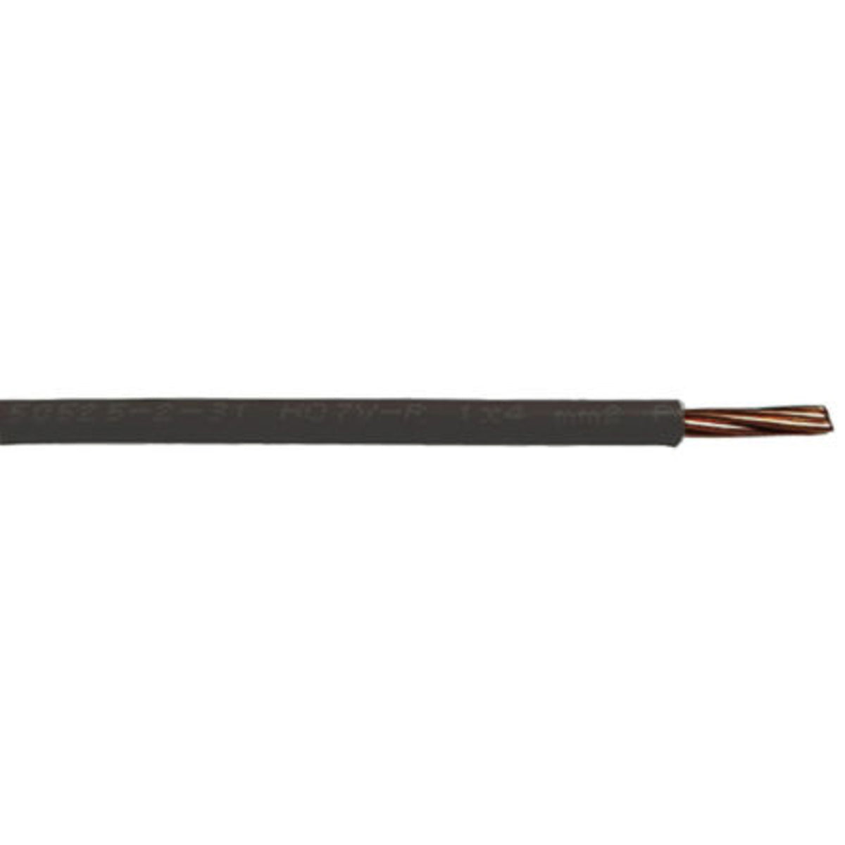 TieDex UK H07V-R Series Grey 6 mm² Hook Up Wire, 10 AWG, 7/1.03 mm, 1.03 mm core strands, 100 m, Polyvinyl Chloride
