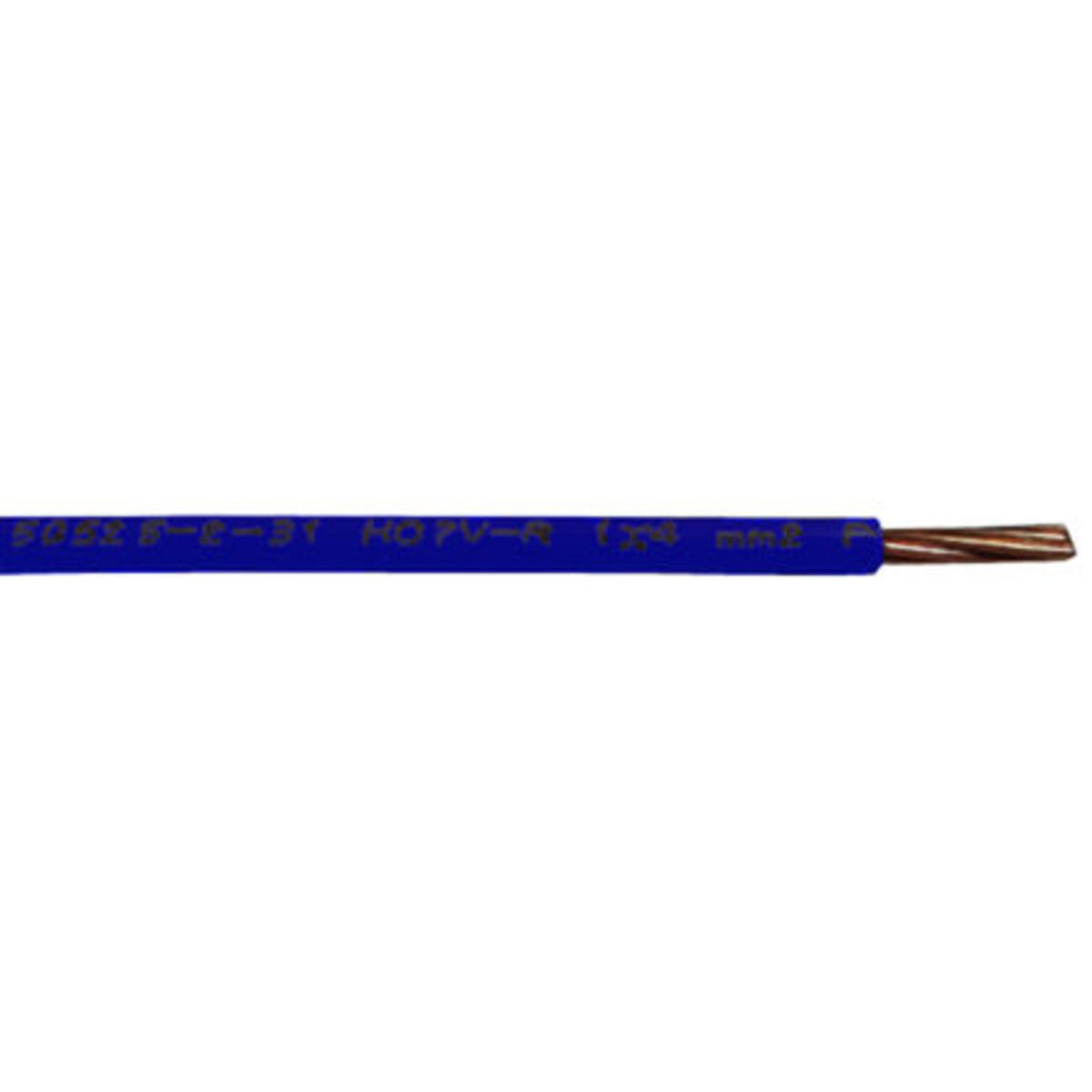 TieDex UK 6491X Series Blue 16 mm² Hook Up Wire, 6 AWG, 7/1.69 mm, 1.69 mm core strands, 100 m, Polyvinyl Chloride