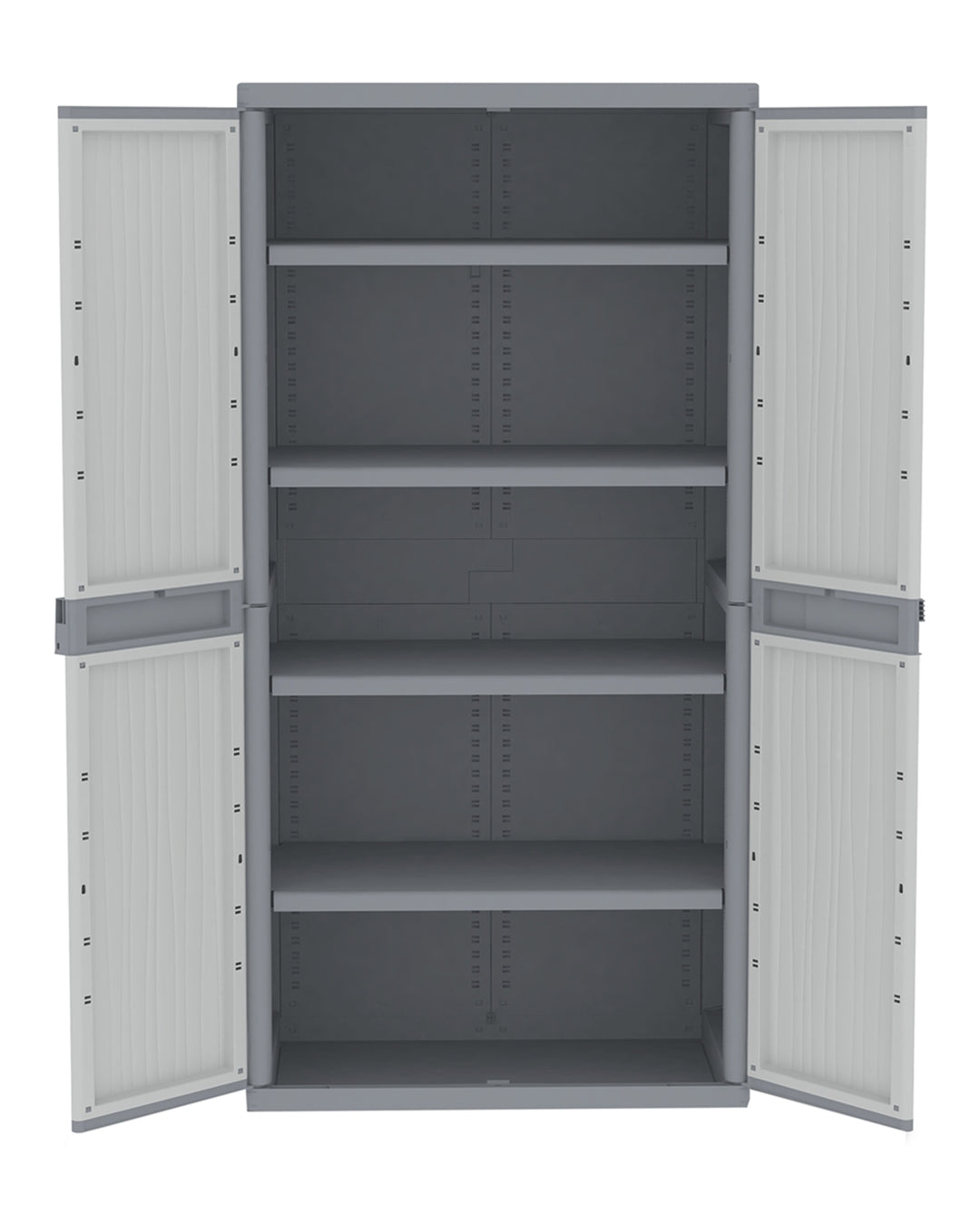 TieDex UK 2 Door Polypropylene Floor Standing Storage Cabinet 1.8 m 897mm, 537 mm