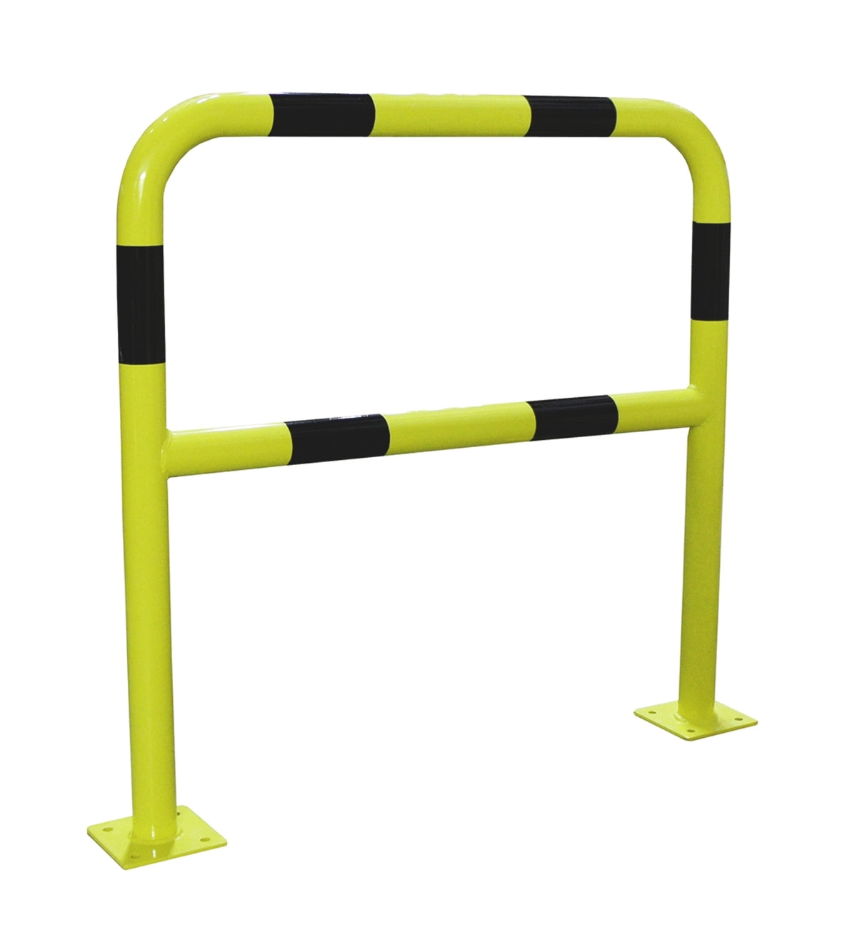 TieDex UK Yellow, Black Safety Barrier, Steel, Safety Railing