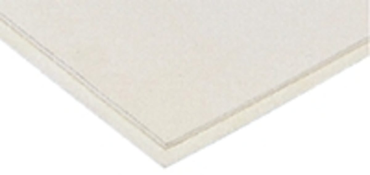 TieDex UK White Nitrile Rubber Sheet, 1.5 m x 500mm x 6 mm, 80 °C