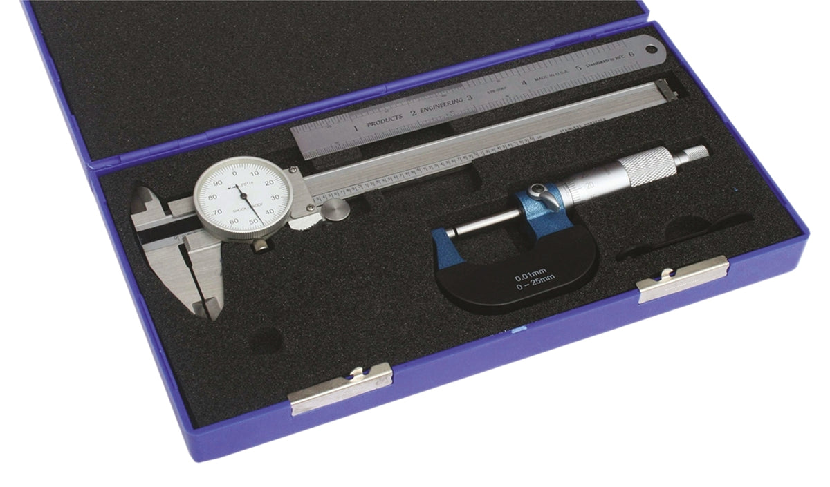 TieDex UK Imperial & Metric Measuring Set
